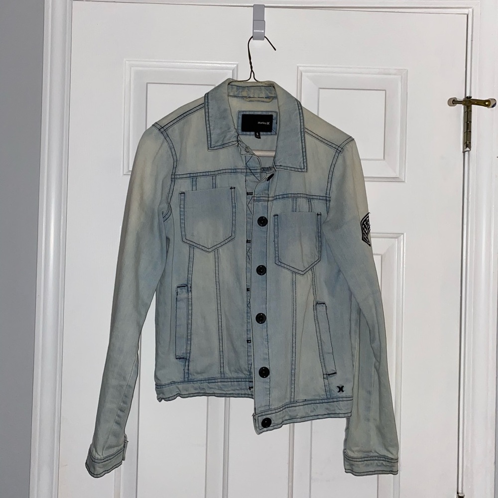 Acid Wash Hurley Jean Jacket